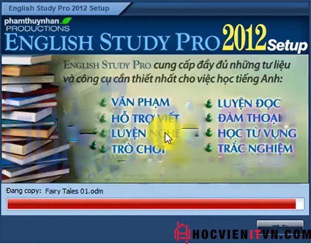 Cài đặt english study pro
