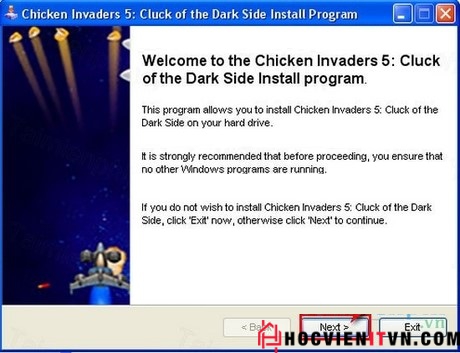 Cài đặt Chicken Invaders 5