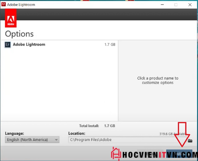 Cách cài đặt adobe ligtroom cc 2017
