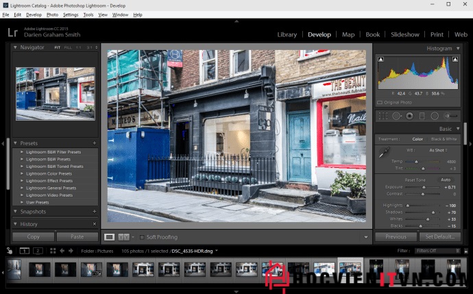 Đôi nét về adobe lightroom cc 2017