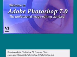 Cài đặt Adobe Photoshop 7