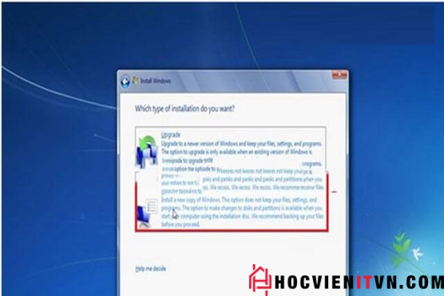 Cài đặt win 7 cho máy tính