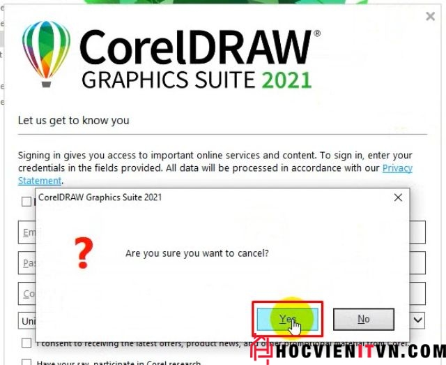 Cài đặt CorelDRAW 2021