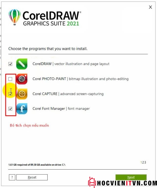 Cài đặt CorelDRAW 2021
