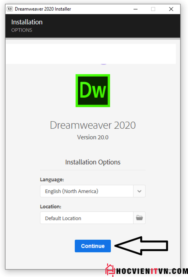 Cài đật Adobe Dreamweaver CC 2020
