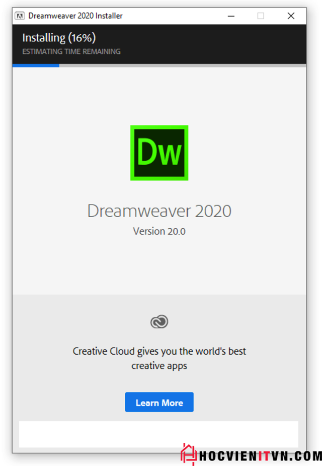 Cài đật Adobe Dreamweaver CC 2020