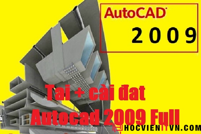 Giao diện của phần mềm Autocad 2009