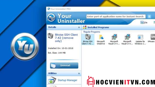  Giới thiệu phần mềm Your Uninstaller 7.5