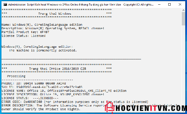 Cách kích hoạt outlook 2013 bằng aio tool