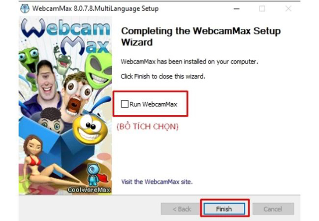 Cách cài đặt Webcammax 8.0.7.8