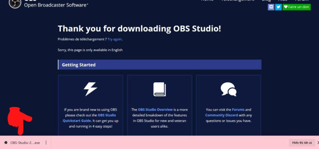 Cài đặt OBS Studio