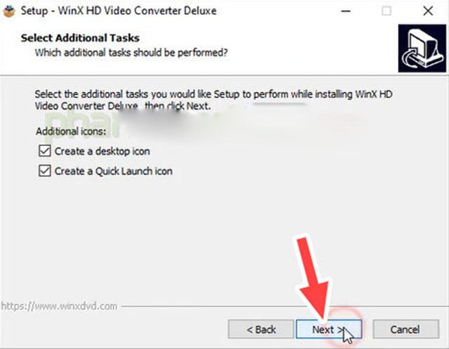 Cài đặt Winx HD Video Converter Deluxe 