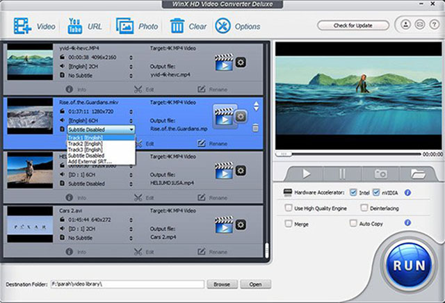 Phần mềm Winx HD Video Converter Deluxe