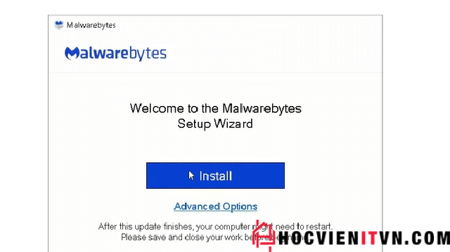 Cài đặt Malwarebytes 