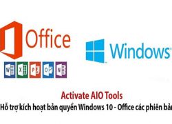 Phần mềm Activate Aio Tools hỗ trợ kích hoạt bản quyền Office và Windows